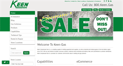 Desktop Screenshot of keengas.com