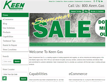 Tablet Screenshot of keengas.com